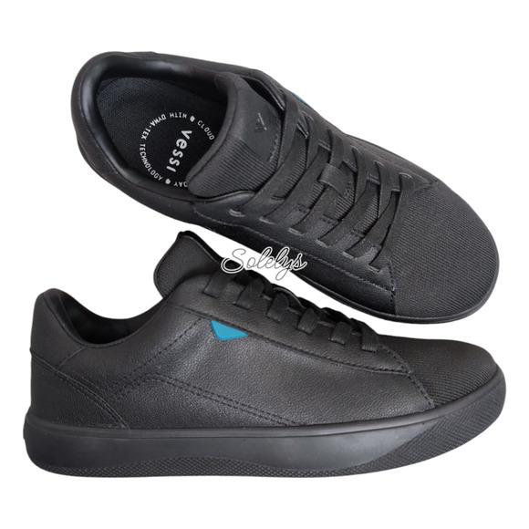 Vessi Soho Womens 7 Waterproof Dyma-Tex Ashphalt Black Low Top Casual Sneaker - Picture 1 of 11